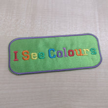 Motif Patch Rainbow Font 2 Personalised Name Tag