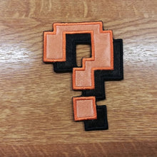 Motif Patch Cosplay Pixel Question Mark with Shadow