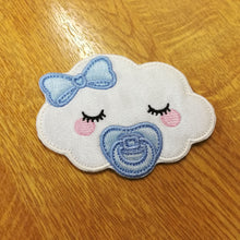 Motif Patch Cute Baby Themed Clouds