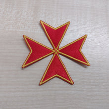 Motif Patch Cosplay Maltese Cross Symbol