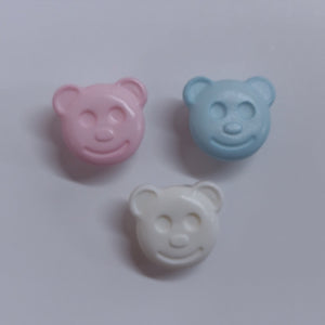 Buttons Plastic Kids Cute Teddy Bear 15mm (1.5cm)