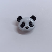 Buttons Plastic Kids Cute Panda Face 15mm (1.5cm)