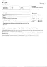 Crochet Pattern Leaflet UKHKA 247 DK Blankets