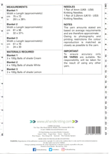 Knitting Pattern Leaflet UKHKA 224 Baby DK Blankets
