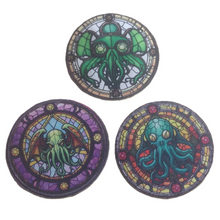 Motif Patch Stained Glass Window Theme Cthulhu