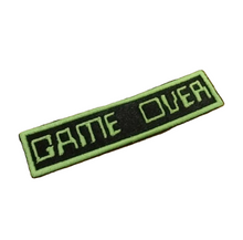 Motif Patch Gamer Game Over Tag