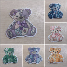 Motif Patch Patchwork Style Teddy Bears