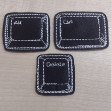 Motif Patch Funny IT Computer Nerd Ctrl-Alt-Del