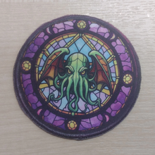 Motif Patch Stained Glass Window Theme Cthulhu