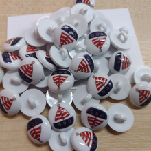 Buttons 15mm Round Shank Picture Design (Assorted designs)