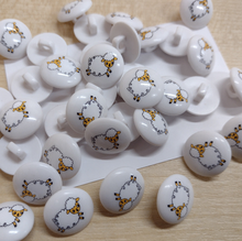 Buttons 15mm Round Shank Picture Design (Assorted designs)
