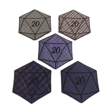 Motif Patch RPG Pattern Fabric D20 Dice