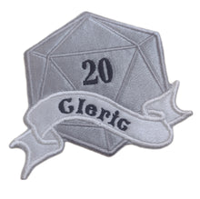 Motif Patch D20 Banner Dice RPG Class Cleric