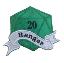 Motif Patch D20 Banner Dice RPG Class Ranger