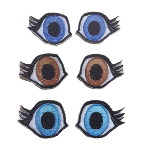 Motif Patch E02 Cartoon Kawaii Girly Eyes