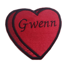 Motif Patch Personalised Name Candy Love Heart