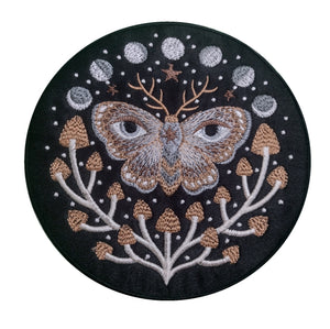 Motif Patch Mushroom Moon Phase Eye Moth