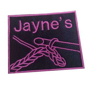 Motif Patch Personalised Name Tag Crochet Maker