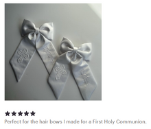 Motif Patch Lace Bridal / Wedding / Baptism  Communion / Holy Fancy Cross E