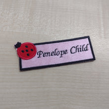 Motif Patch Personalised Name Cute Ladybird Ladybug
