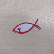 Motif Patch Religious Ichthys / Ichthus Fish