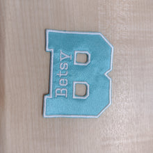 Motif Patch Personalised Name Font 01 Varsity Letters & Numbers