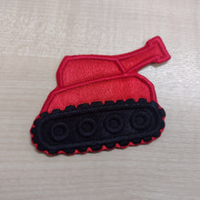 Motif Patch Kids Toy Military Army Tank