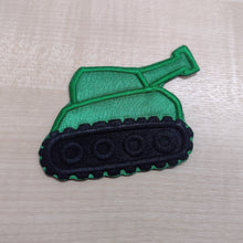 Motif Patch Kids Toy Military Army Tank
