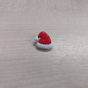 Buttons Shank Novelty Christmas Santa Hat
