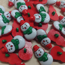 Buttons Shank Novelty Christmas Snowman