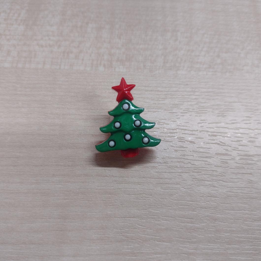 Buttons Shank Novelty Christmas Tree