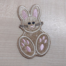 Motif Patch Cute Plush Velvet Easter Bunny Rabbit