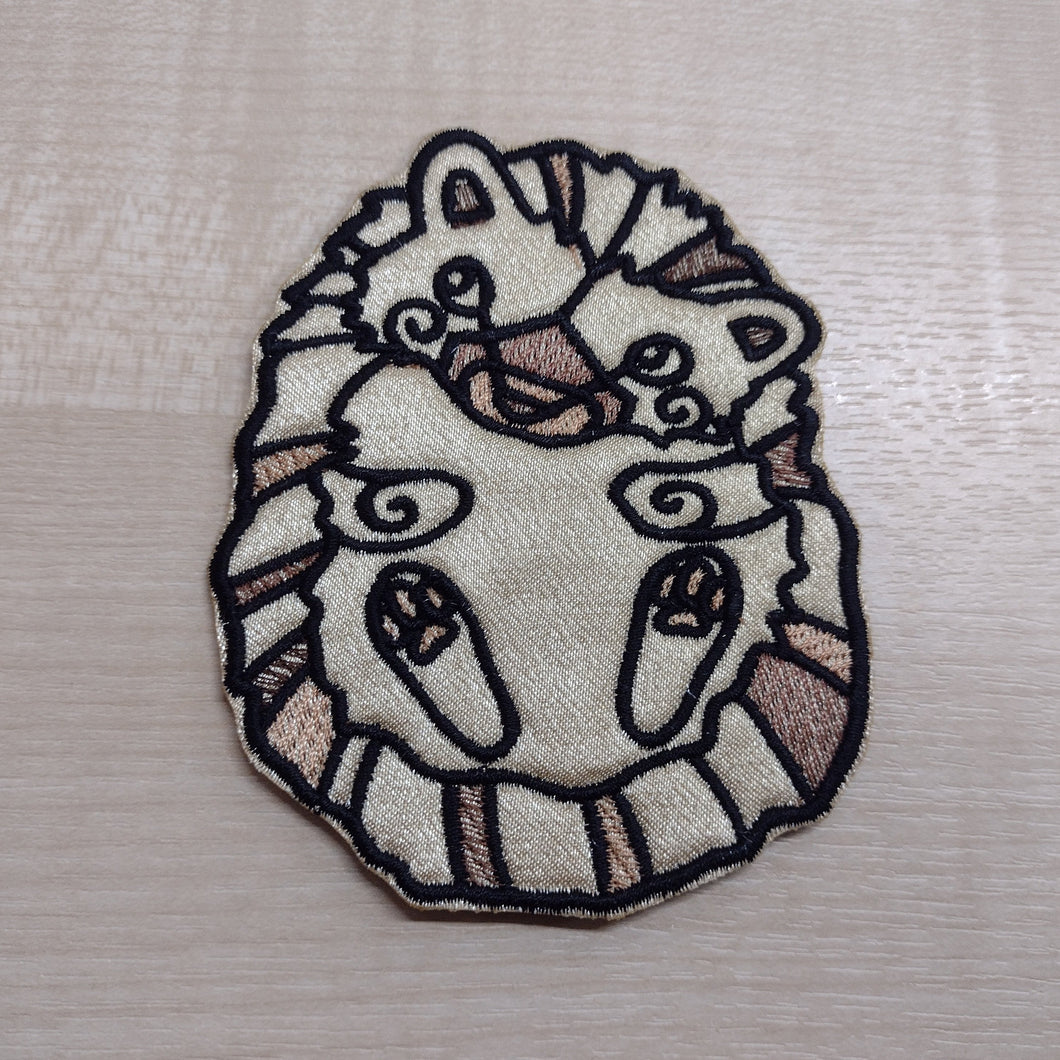 Motif Patch Abstract Animal Hedgehog