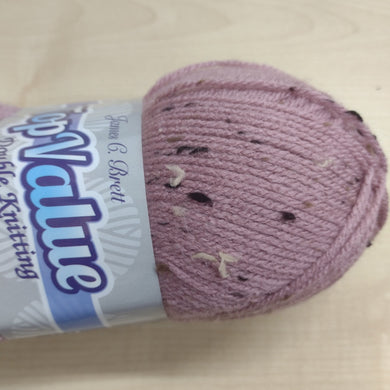 James C Brett Top Value DK Fleck Shade Vintage Rose
