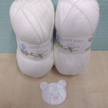 Motif & DK Yarn Pack - Teddy Bear Face Design