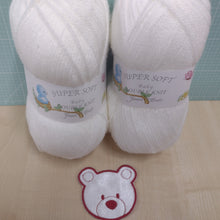 Baby Motif & DK Yarn Pack - Teddy Bear Face Design