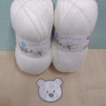 Motif & DK Yarn Pack - Teddy Bear Face Design