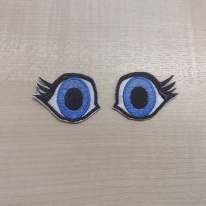 Motif Patch E02 Cartoon Kawaii Girly Eyes