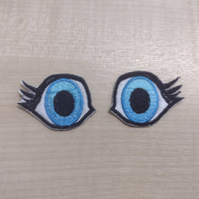 Motif Patch E02 Cartoon Kawaii Girly Eyes