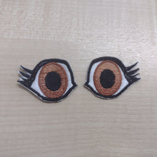 Motif Patch E02 Cartoon Kawaii Girly Eyes