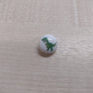 Buttons 15mm Round Shank Picture Design Dinosaur