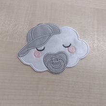 Motif Patch Cute Baby Themed Clouds