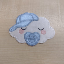 Motif Patch Cute Baby Themed Clouds