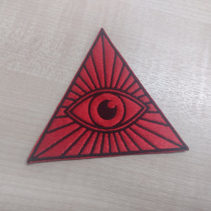 Motif Patch Esoteric Illuminate All Seeing Eye Pyramid