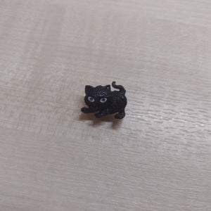 Buttons Shank Novelty Halloween Black Cat