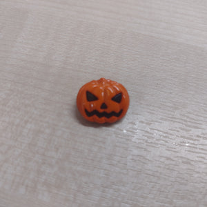 Buttons Shank Novelty Halloween Pumpkin Face