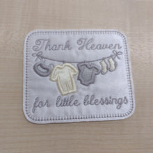 Motif Patch Thank Heaven for Little Boys / Girls / Little Blessings