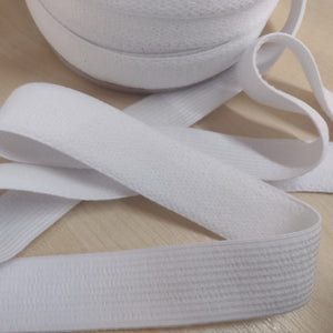 Flat Plush Back Elastic 25mm wide (2.5cm)