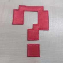 Motif Patch Cosplay Pixel 8bit Question Mark