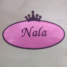 Motif Patch Personalised Name Oval Crown